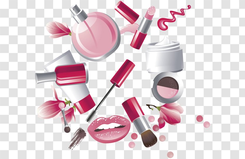 Cosmetics Lipstick Make-up Artist - Drawing Transparent PNG
