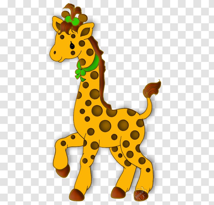 Northern Giraffe Animal Clip Art - Safari - Precious Moment Transparent PNG