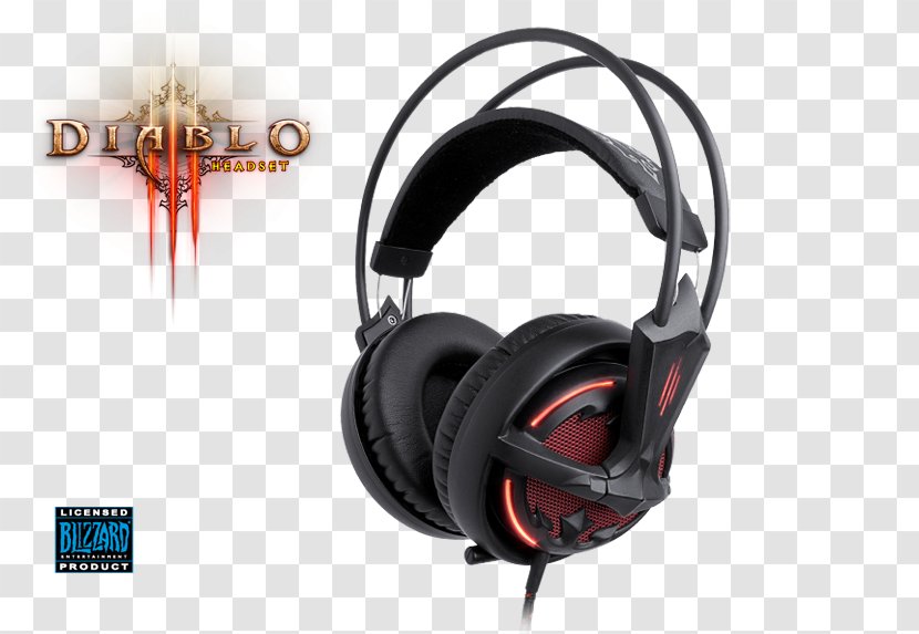 Diablo III: Reaper Of Souls Headphones SteelSeries Video Game - Headset Transparent PNG