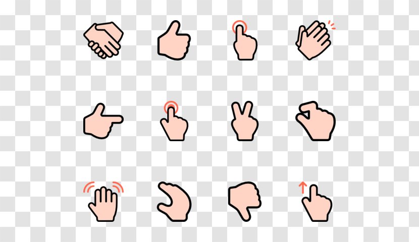 Thumb Human Behavior Clip Art - Tree - Hand Gestures Transparent PNG