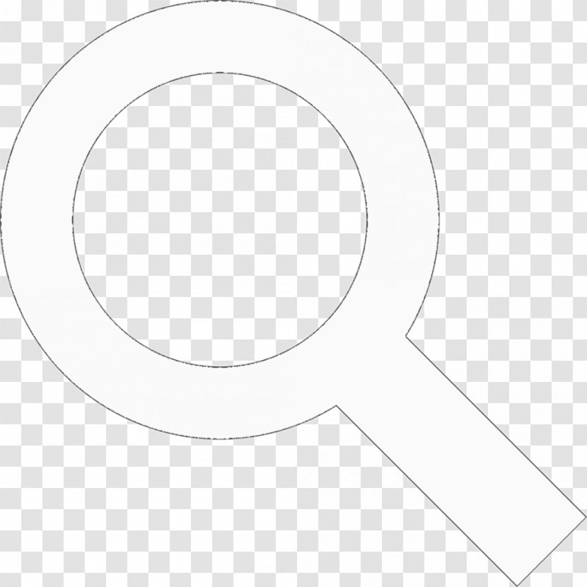 Circle Angle Material Font - Symbol - Magnifying Glass Transparent PNG