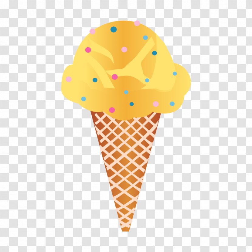 Ice Cream Cone Dessert - Dot Transparent PNG