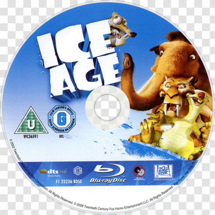Blu-ray Disc Scrat Ice Age Sid DVD - Dawn Of The Dinosaurs - Hockey Stick Coloring Pages Transparent PNG