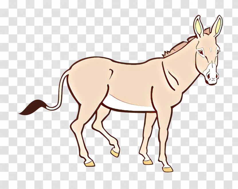 Donkey Mule Drawing Horse - Livestock Transparent PNG