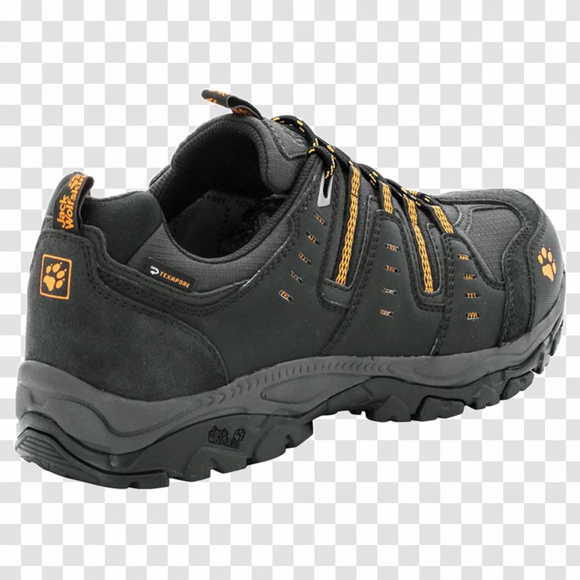Shoe Footwear Hiking Boot Sneakers - Power Walking - Black Transparent PNG