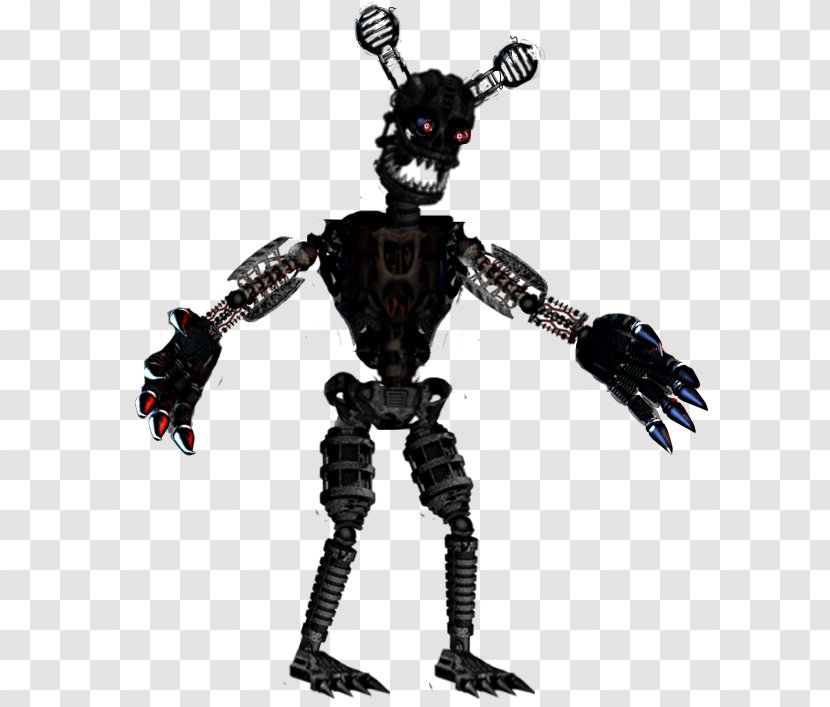 Five Nights At Freddy's 4 Endoskeleton Animatronics Nightmare - Deviantart - Foxy Transparent PNG