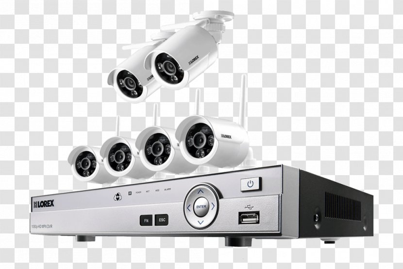 Digital Video Recorders Wireless Security Camera 1080p Closed-circuit Television Transparent PNG