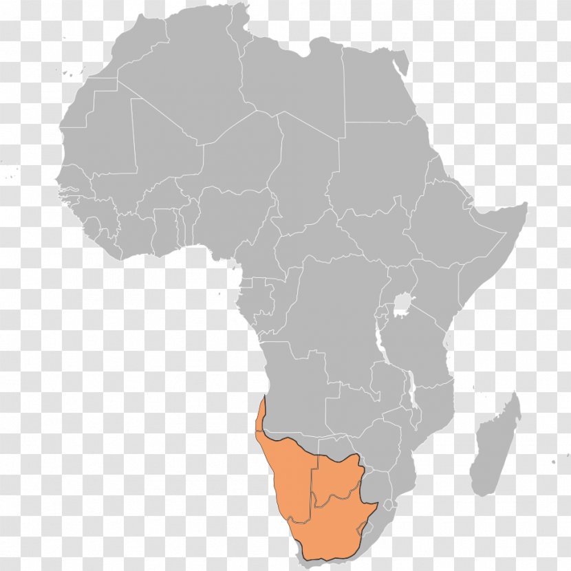 Africa Blank Map Clip Art World - Road Transparent PNG