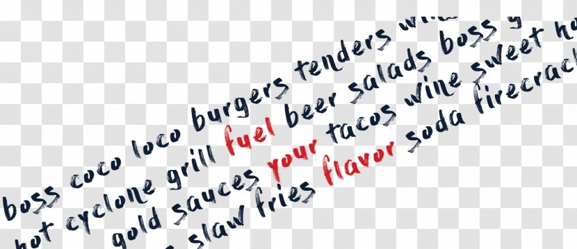 Typography Handwriting EASD Text - Hurricane Grill Wings Transparent PNG