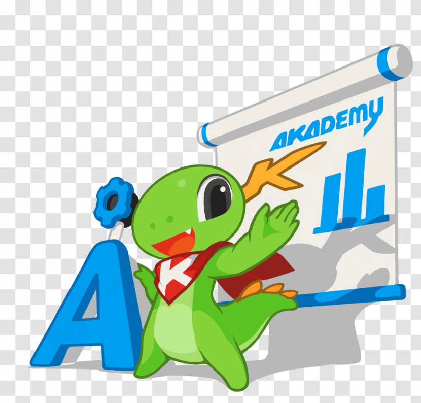 Akademy Konqi KDE Computer Software Krita - Green - Mascot Transparent PNG