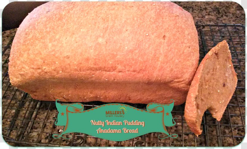 Anadama Bread Cornbread Pudding Whole Grain - Wheat Transparent PNG