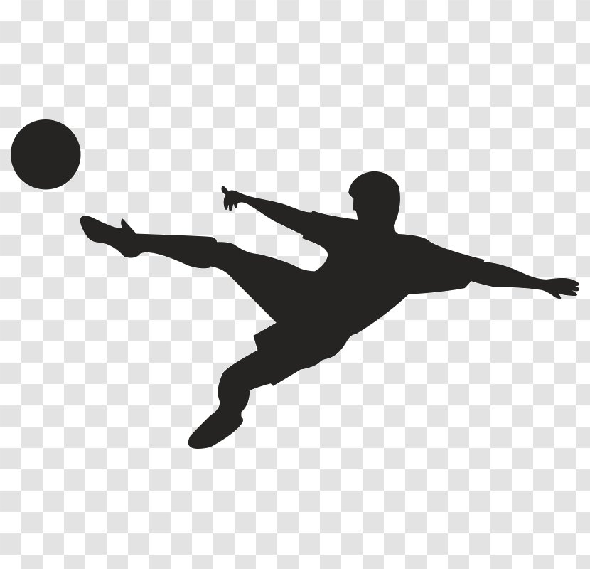 Football Player Sport Wall Decal Athletics Field - Jumping Transparent PNG