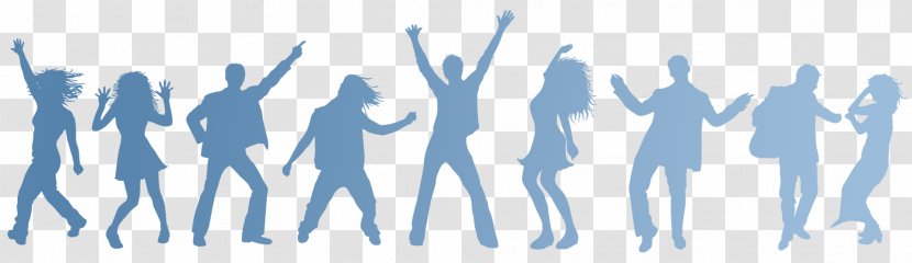 Dance Party Silhouette Stock Photography - Frame - Whitening Mask Creative Transparent PNG
