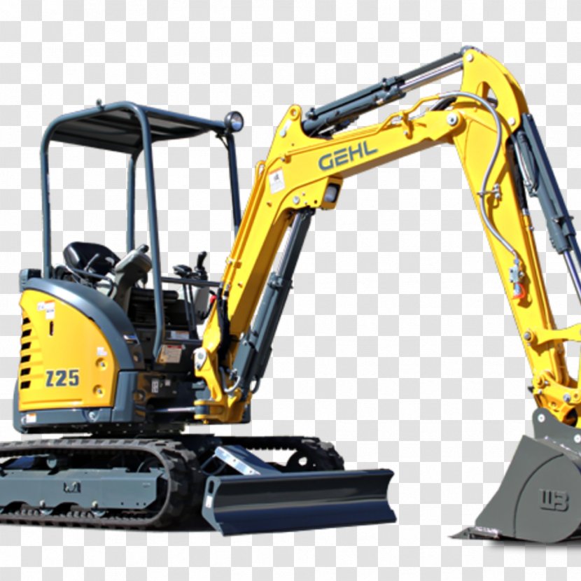 John Deere Gehl Company Compact Excavator Heavy Machinery Architectural Engineering - Hardware - Backhoe Loader Transparent PNG