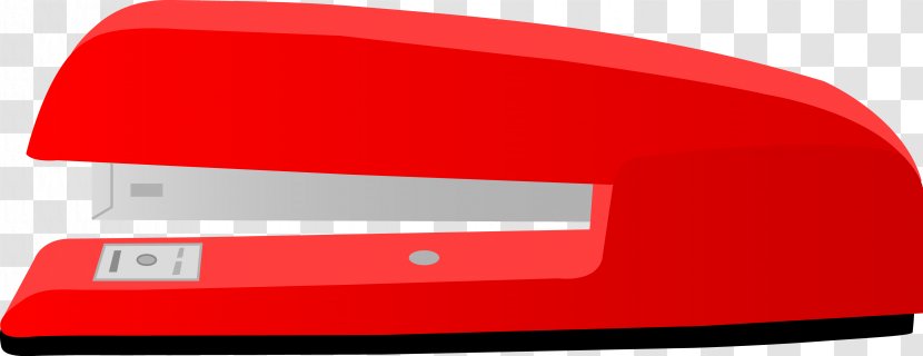 Paper Stapler Clip Art - Red - Cliparts Transparent PNG