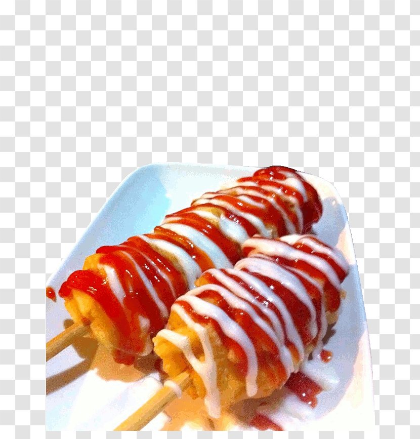 Hot Dog Street Food Corn French Fries Balut - Sauce - ID Transparent PNG