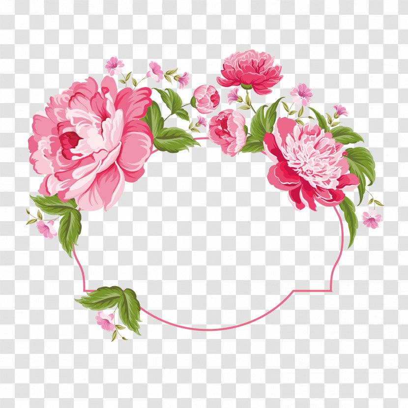Rose Floral Design Wedding Flower - Pink - Company Body Advertising Transparent PNG