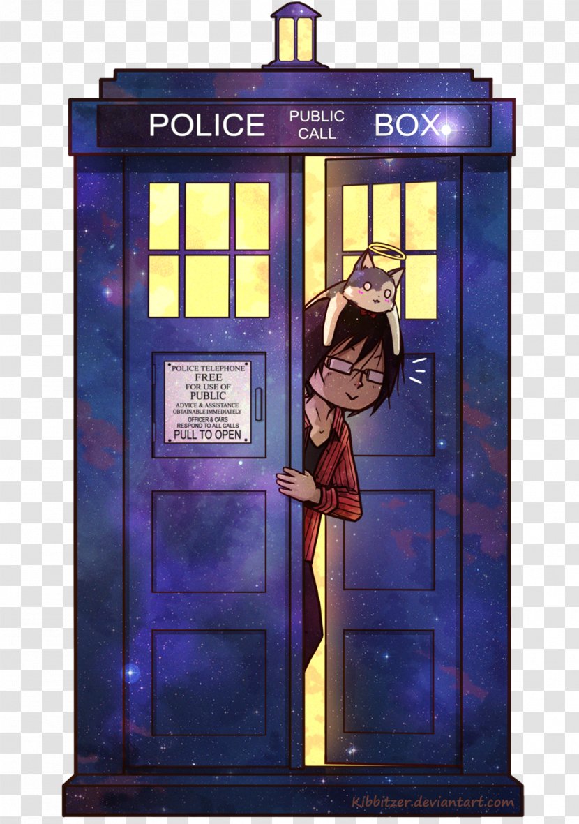 Drawing Digital Art TARDIS - Silhouette Transparent PNG