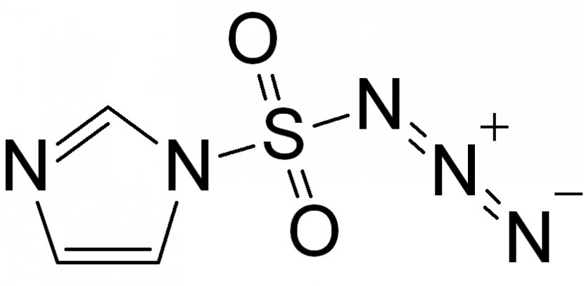 Imidazole-1-sulfonyl Azide Amine Diazo - Monochrome - Parallel Transparent PNG