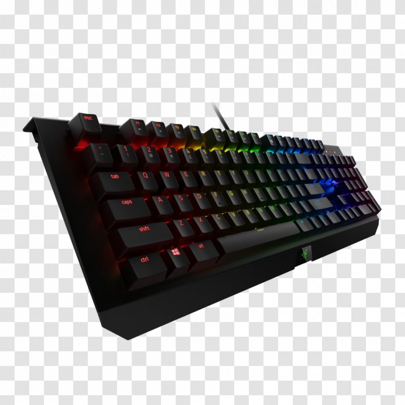 Computer Keyboard Razer Blackwidow X Tournament Edition Chroma BlackWidow Gaming Keypad - Multimedia Transparent PNG