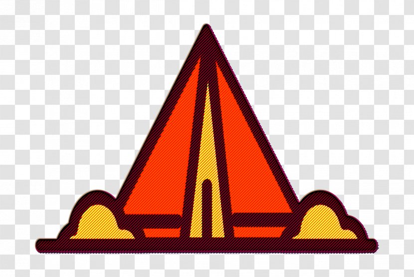 Camp Icon Camping Holiday - Cone Triangle Transparent PNG
