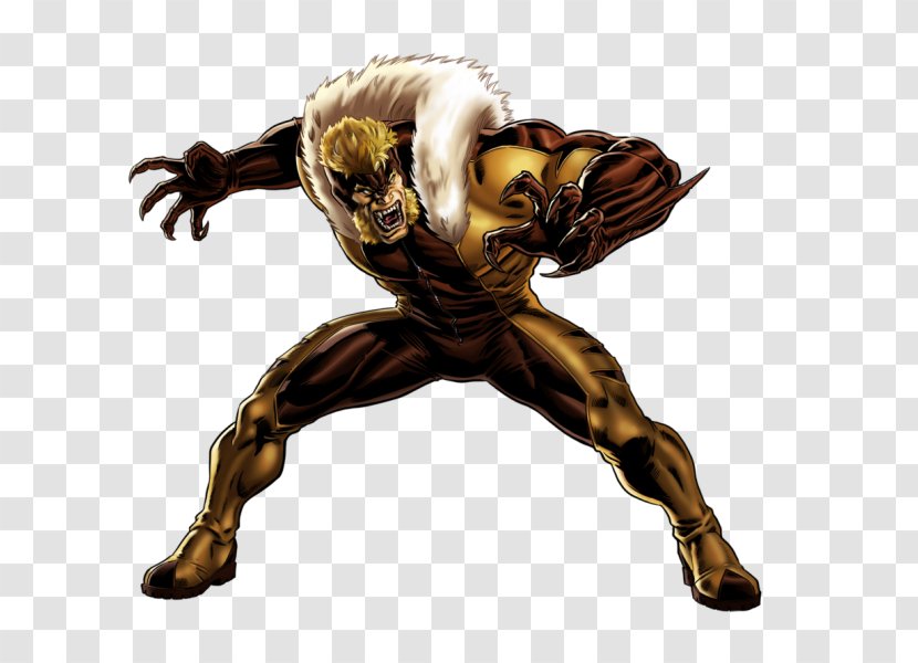 Sabretooth Wolverine Professor X Marvel: Avengers Alliance Mystique - Beast - Saber-tooth Transparent PNG