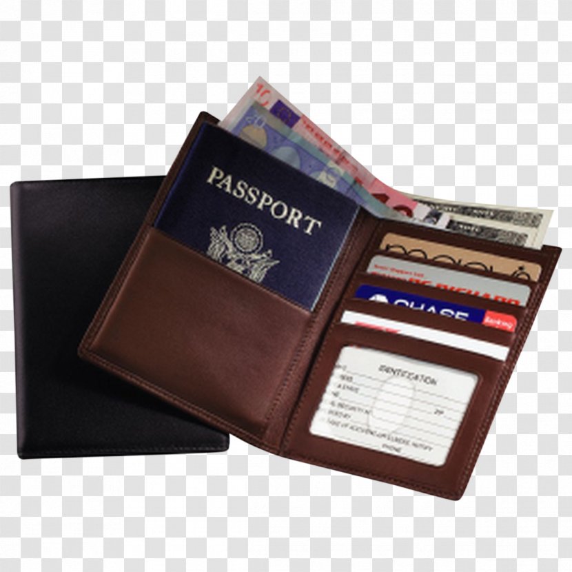 Radio-frequency Identification Wallet Passport Travel Document Leather - Clothing Accessories - Genuine Transparent PNG
