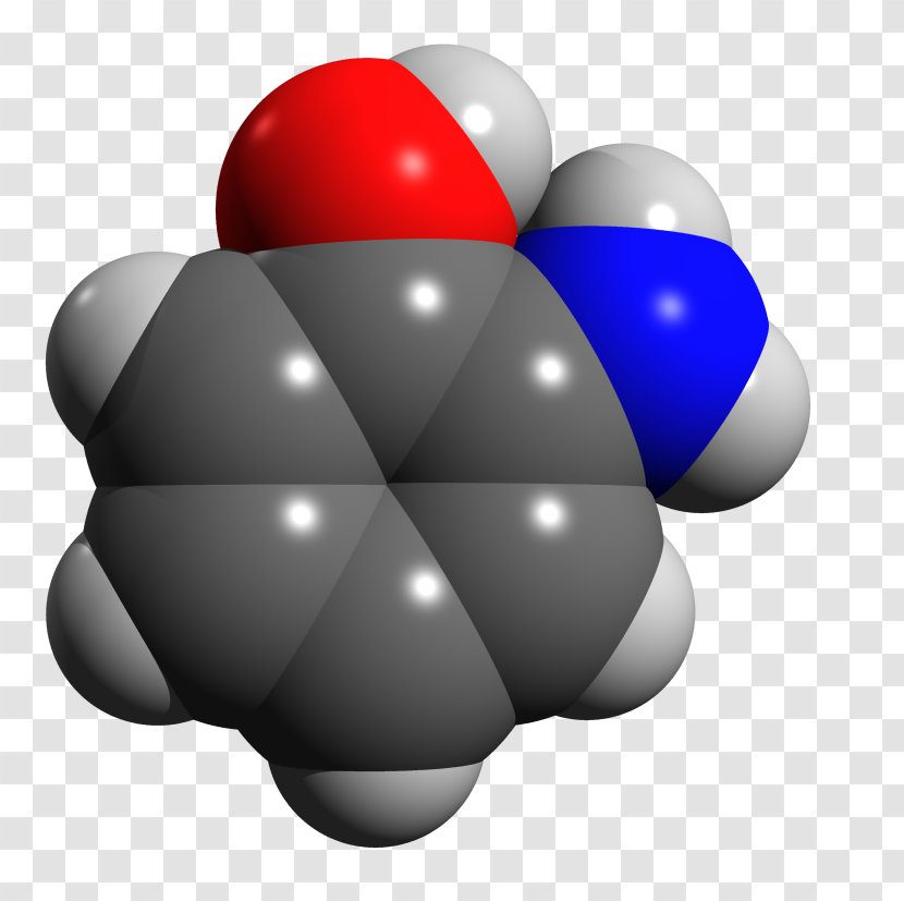 2-Aminophenol 4-Aminophenol Chemical Compound Organic Ball-and-stick Model - Sphere - Fillings Transparent PNG