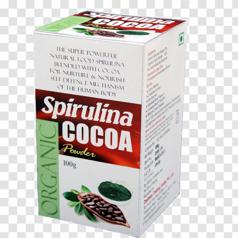 Spirulina Food Cocoa Bean Herbal Tea Transparent PNG