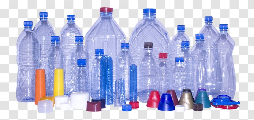 Plastic Bottle Bottled Water Bottles Glass - Waste Transparent PNG