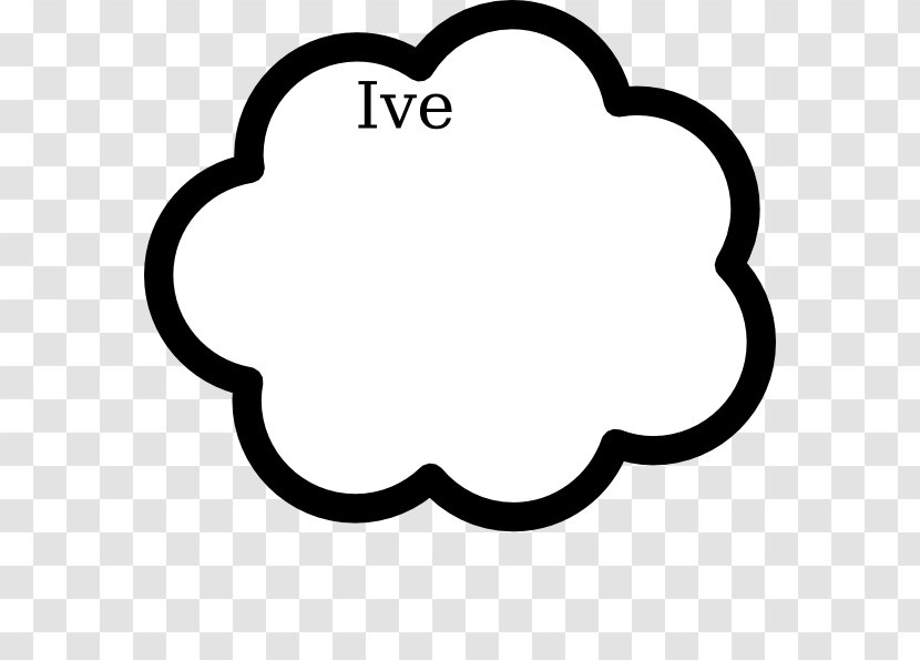 Cloud Clip Art - Speech Balloon Transparent PNG