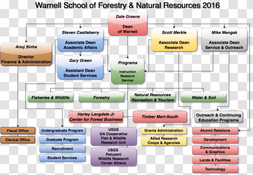 Organizational Chart Theory Daniel B. Warnell School Of Forestry And Natural Resources Structure - Faithbased Organization Transparent PNG