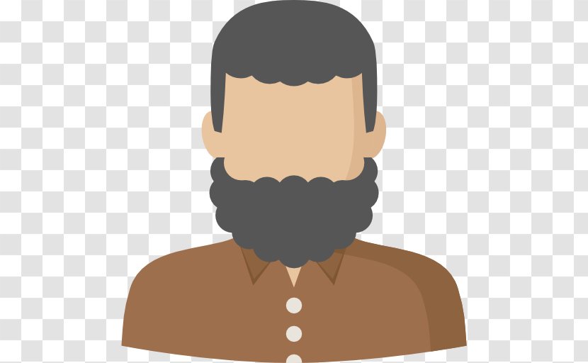 Icon - Male - Bearded Man Transparent PNG