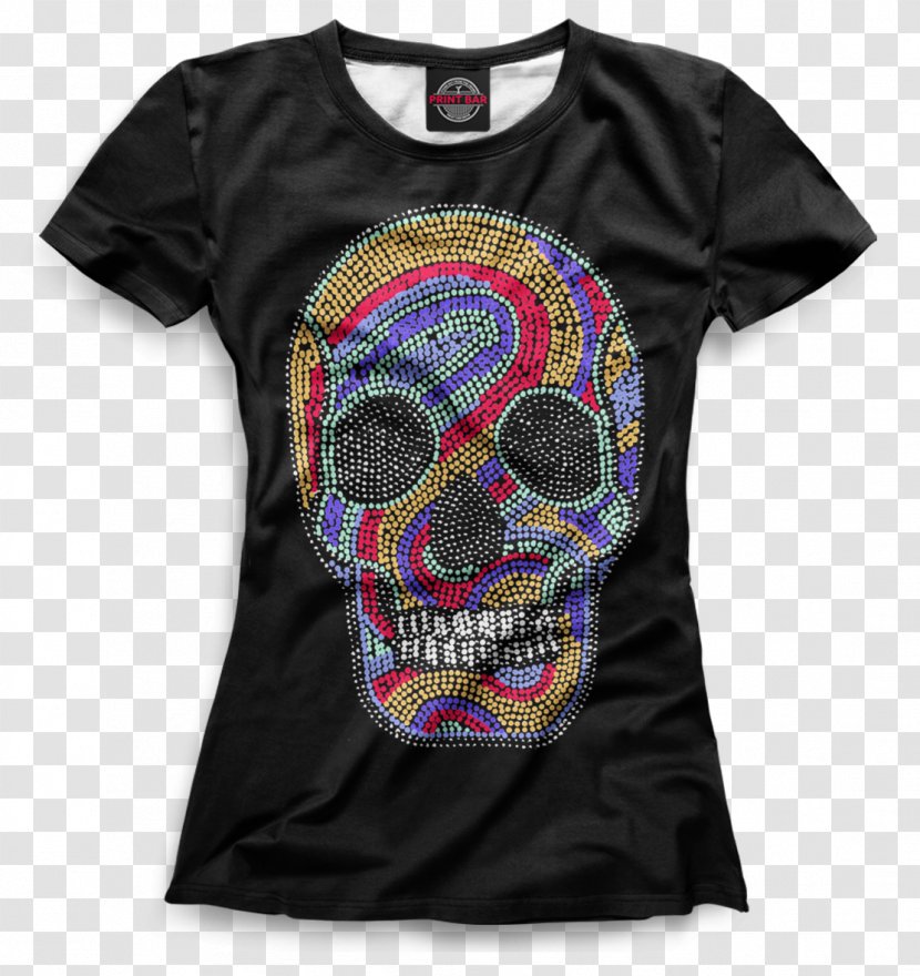 Long-sleeved T-shirt Boba Fett Star Wars - Top - Fashion Skull Print Transparent PNG
