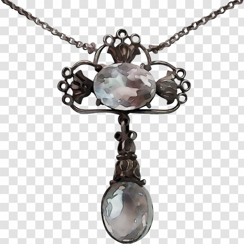 Pendant Necklace Gemstone Jewellery Silver - Crystal - Metal Transparent PNG