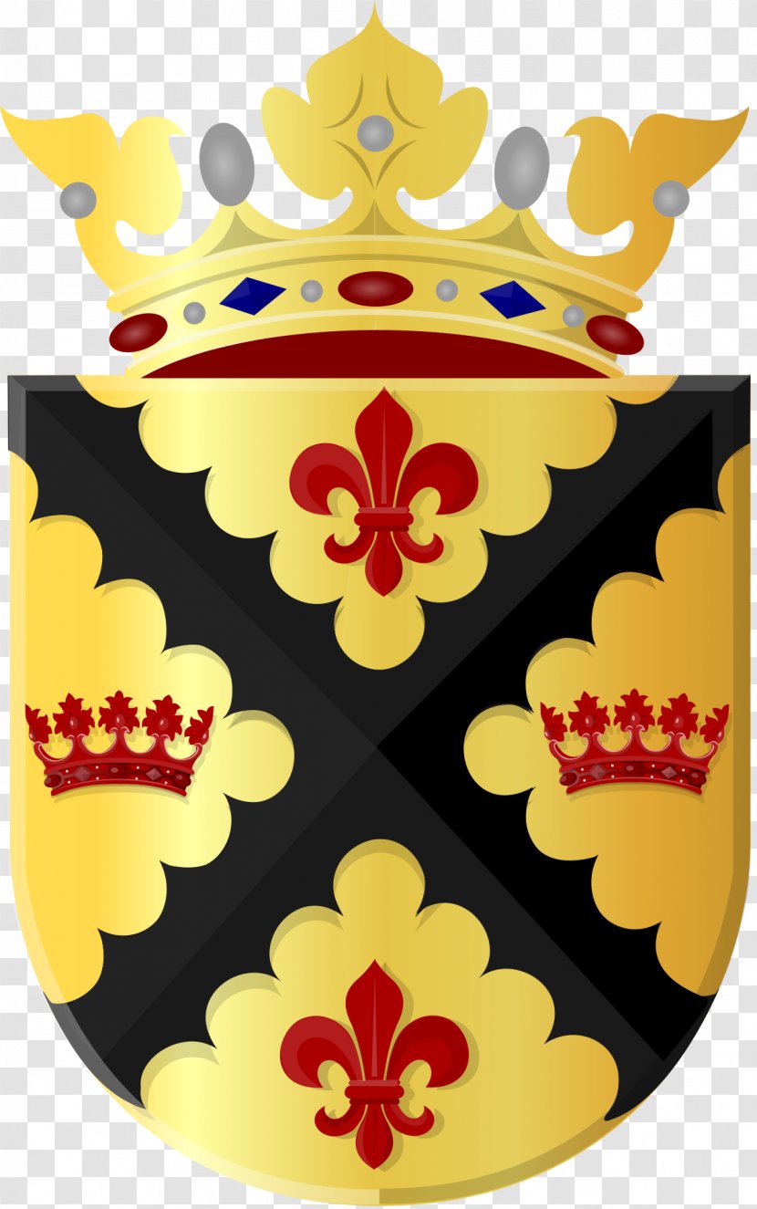 Wapen Van Hoogland Familiewapen Amersfoort Coat Of Arms - Yellow - Shield Transparent PNG