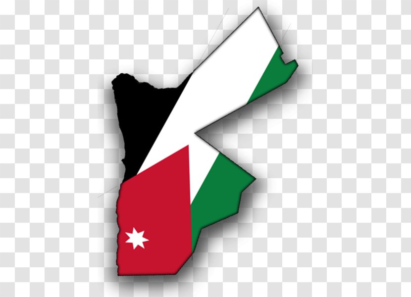 Flag Of Jordan Jordanian Intervention In The Syrian Civil War Map - Senegal Transparent PNG