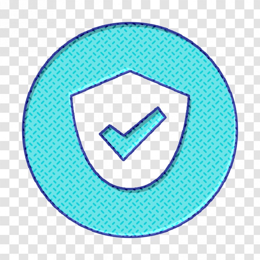 Security Icon Shield Interface - Symbol - Electric Blue Transparent PNG