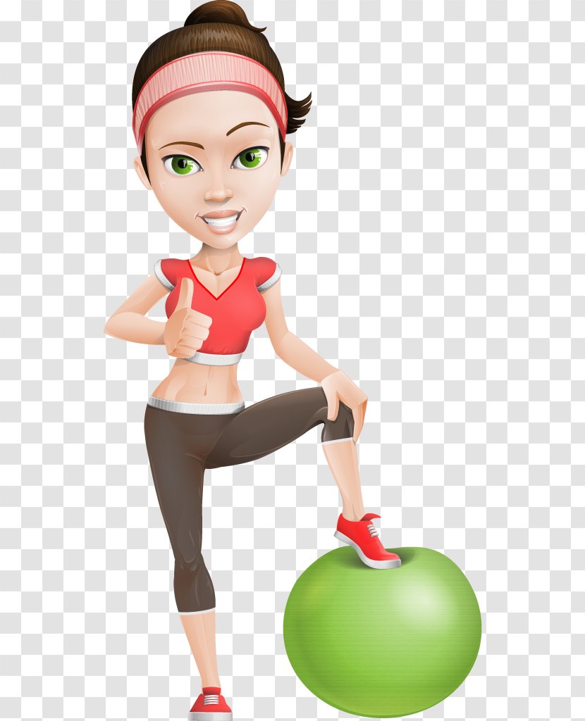 Physical Fitness Exercise Balls Personal Trainer - Gesture - Centre Transparent PNG