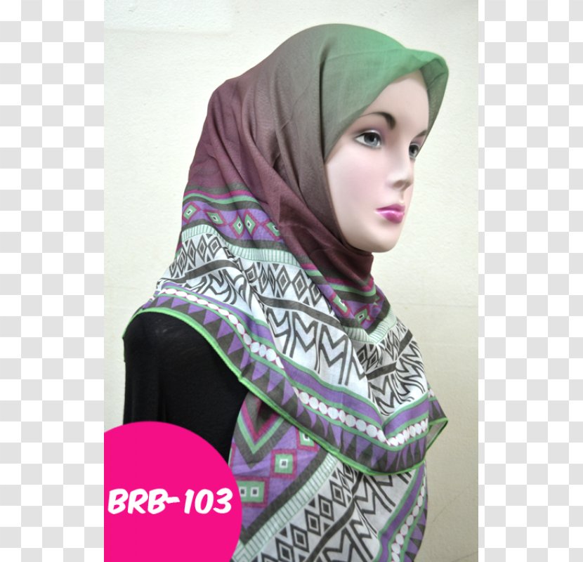 Neck - Purple - Tudung Transparent PNG