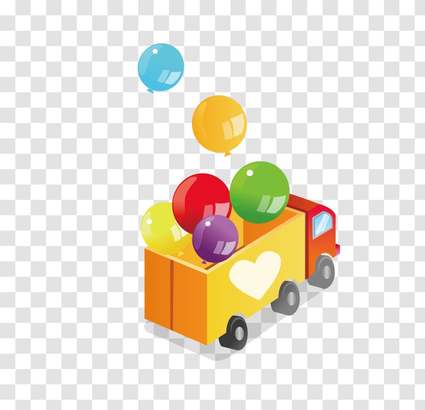 Graphic Design Icon - Illustrator - Balloon Car Transparent PNG