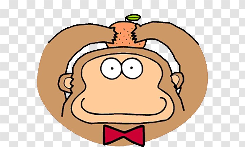 Monkey Ape Clip Art - Facial Expression - Apple's Head Transparent PNG