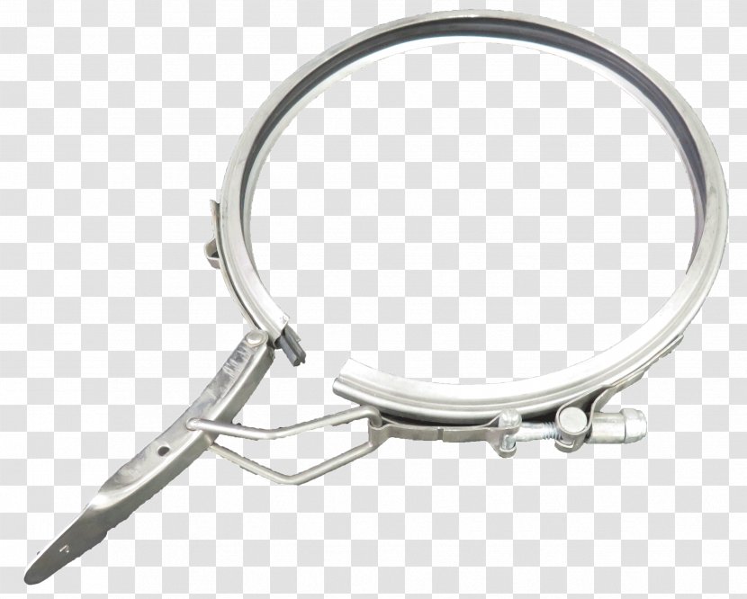 Pipe Clamp Duct Band Silver - Nut - Trouser Transparent PNG