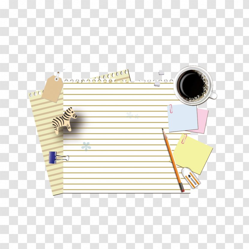 Paper Pen - Yellow - Vector And Present Transparent PNG