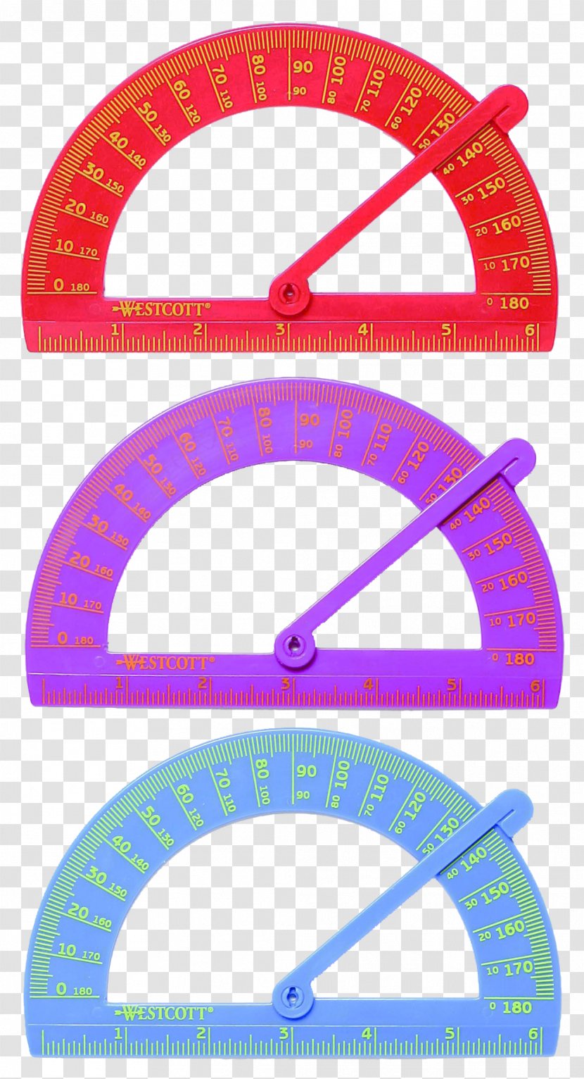 Protractor Ruler Angle Degree Compass - And Compas Transparent PNG