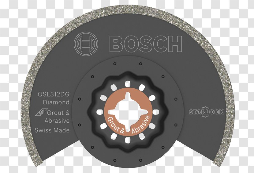 Multi-tool Robert Bosch GmbH BOSCH Oscillating Blade,Carbide,2.5cm - Tile - 2-1/2 In. StarlockMax Multi Tool Diamond Grit Segmented Saw BladeOscillating Transparent PNG