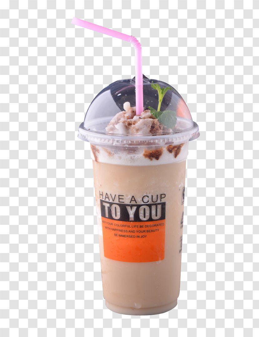 Ice Cream Latte Milkshake Frappxe9 Coffee Flavor - Art - Vanilla Frappuccino Cool Transparent PNG