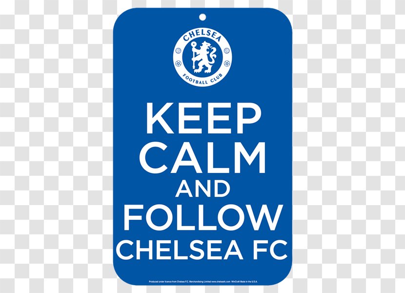 Chelsea F.C. Logo 11 X 17 Door Sign Brand Crest - Signage - Soccer Transparent PNG