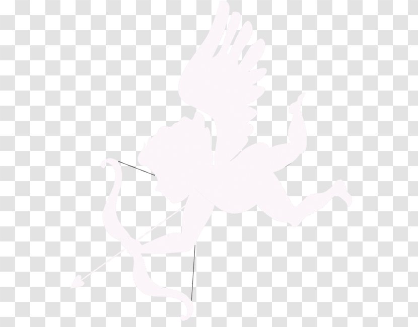 Petal Pattern - Point - Cupid Silhouette Transparent PNG