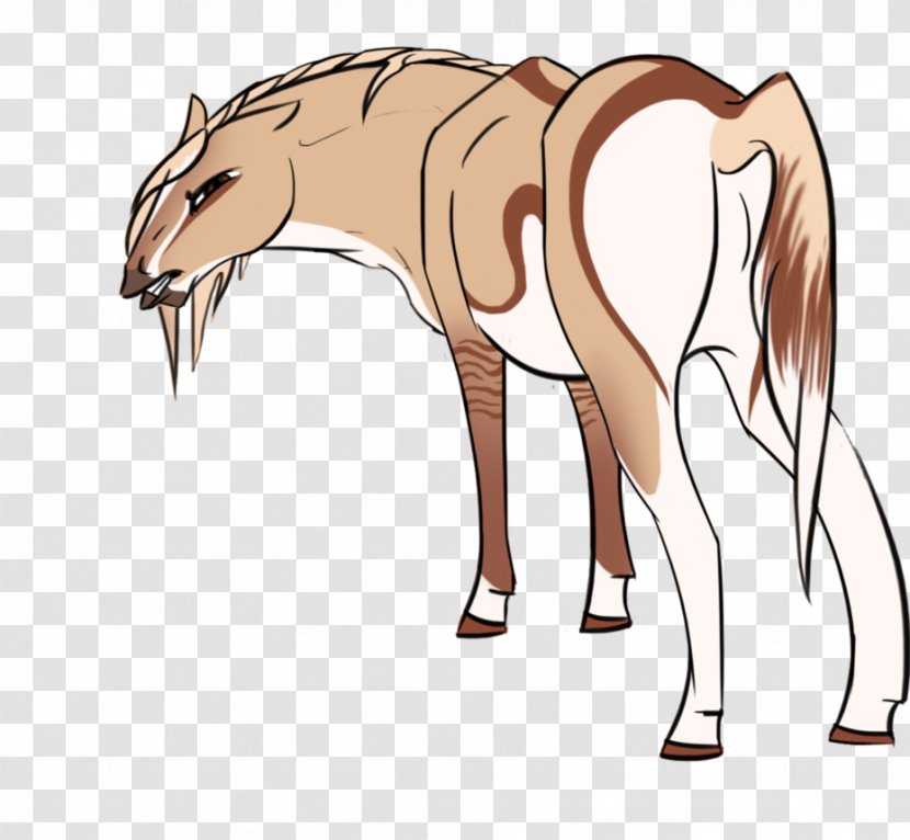 Canidae Mustang Clip Art Dog Cattle - Tail - Peanut Transparent PNG